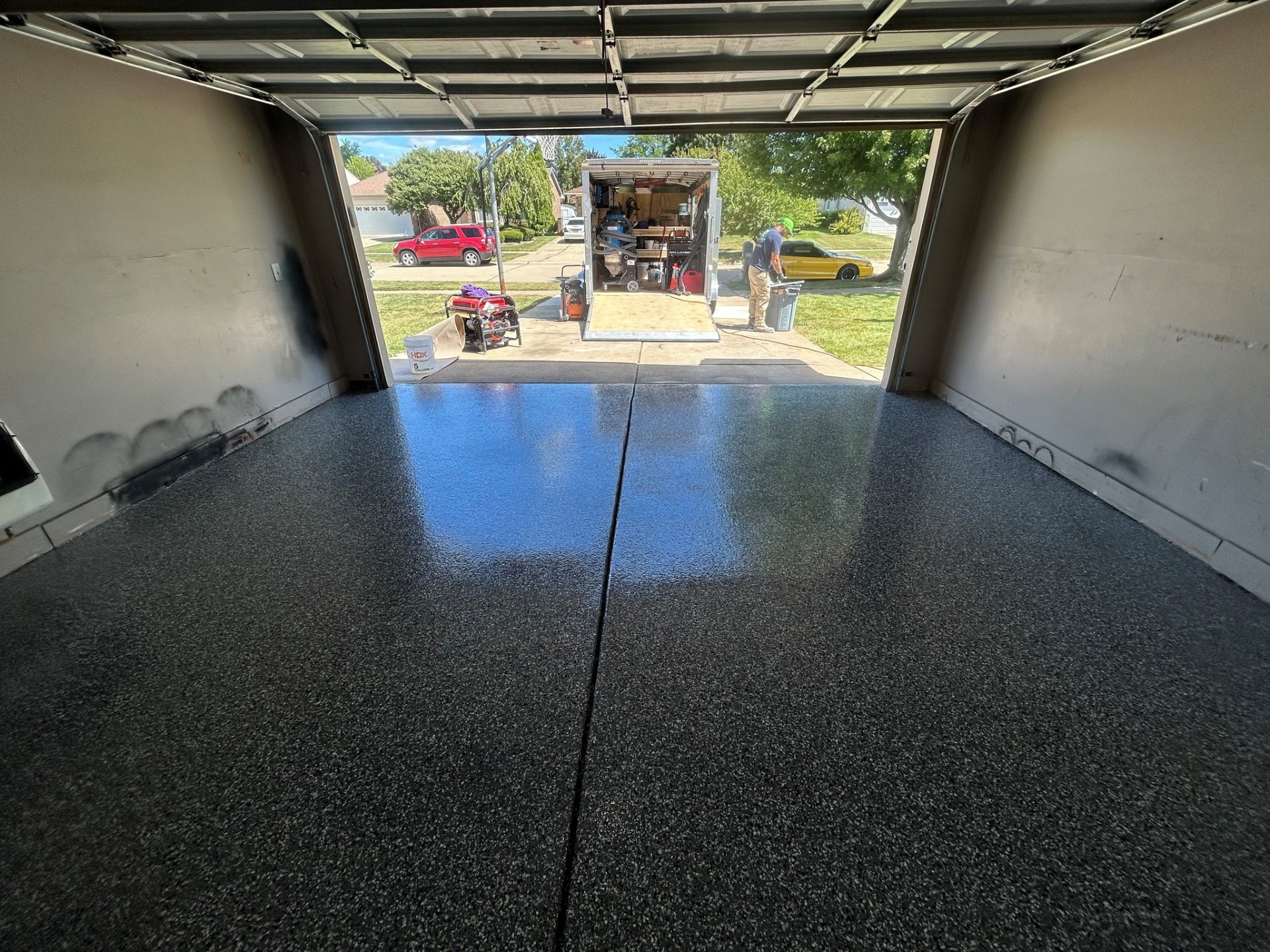 After Garage Floor Transformation
