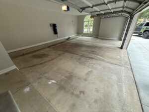 Garage Floor Before Treatment
